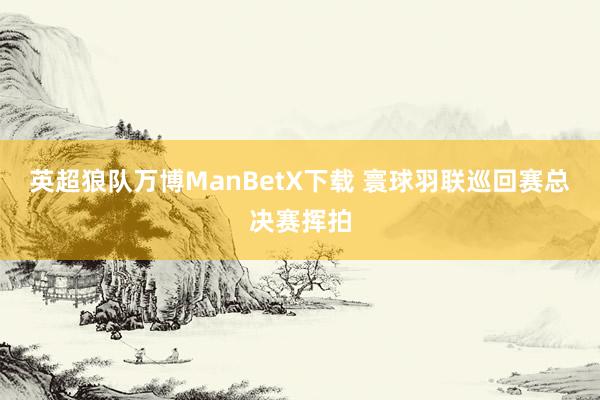 英超狼队万博ManBetX下载 寰球羽联巡回赛总决赛挥拍