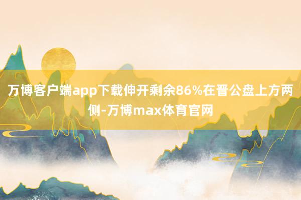 万博客户端app下载伸开剩余86%在晋公盘上方两侧-万博max体育官网