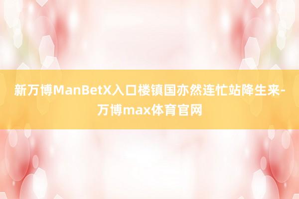 新万博ManBetX入口楼镇国亦然连忙站降生来-万博max体育官网